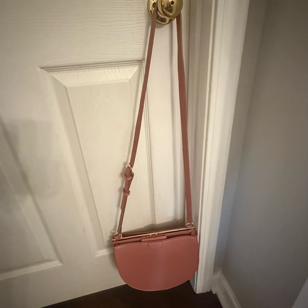 Elegant Pink Crossbody Bag